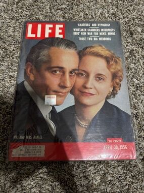 Life Magazine April 30, 1956 Mr. and Mrs. Daniel Vintage